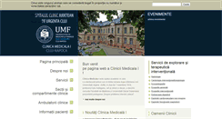 Desktop Screenshot of clinicamedicala1cluj.ro